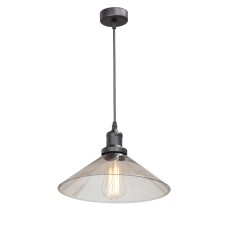 Люстра V4512-1/1S, 1хЕ27 макс. 60Вт черный матовый Vitaluce