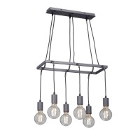 Люстра V4526-2/6S, 6хЕ27 макс. 60Вт бронзовый графит Vitaluce Люстра V4526-2/6S, 6хЕ27 макс. 60Вт бронзовый графит Vitaluce