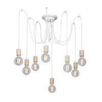 Люстра V4547-0/8PL, 8хЕ27 макс. 40Вт белый матовый Vitaluce Люстра V4547-0/8PL, 8хЕ27 макс. 40Вт белый матовый Vitaluce