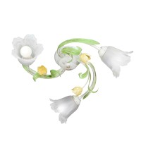 Люстра V1541-0/3PL, 3хЕ14 макс. 60Вт белый глянец с золотом Vitaluce Люстра V1541-0/3PL, 3хЕ14 макс. 60Вт белый глянец с золотом Vitaluce