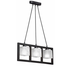 Люстра V4145/3PL, 3хE27 макс. 60Вт черный матовый Vitaluce