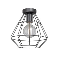 Люстра V4386-1/1PL, 1хЕ27 макс. 60Вт чёрный матовый Vitaluce