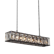 Люстра V5230-1/10, 10хЕ14 макс. 60Вт чёрный матовый Vitaluce