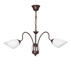 Люстра V3373/3, 3хЕ14 макс. 40Вт, плафон ПП коричневый Vitaluce