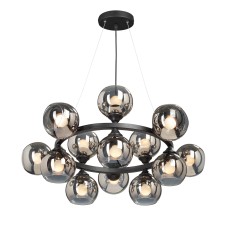 Люстра V4485-1/15S, 15хЕ27 макс. 60Вт чёрный матовый Vitaluce