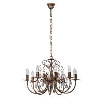 Люстра V1169/8, 8xE14 макс. 60Вт бронза Vitaluce Люстра V1169/8, 8xE14 макс. 60Вт бронза Vitaluce