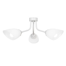 Люстра V3184/3PL, 3хЕ14 макс. 40Вт, плафон ПП белый глянец Vitaluce