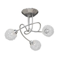 Люстра V3728-9/3PL, 3хЕG9 макс. 40Вт хром Vitaluce