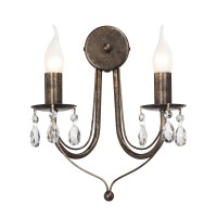 Светильник настенный V1253/2A, 2хЕ14 макс. 60Вт золото Vitaluce