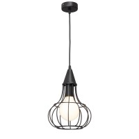 Люстра V4180-1/1S, 1хЕ27 макс. 60Вт черный матовый Vitaluce