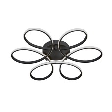 Светодиодный светильник V4610-1/6PL, LED 126Вт, 3500-4000K чёрный матовый Vitaluce