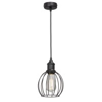 Люстра V4176-1/1S, 1хЕ27 макс. 60Вт черный матовый Vitaluce