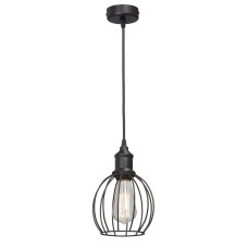 Люстра V4176-1/1S, 1хЕ27 макс. 60Вт черный матовый Vitaluce