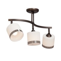 Люстра V3726-8/3PL, 3хЕ27 макс. 60Вт бронза Vitaluce