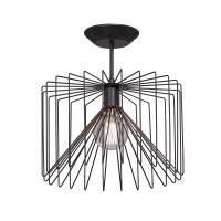 Люстра V4297-1/1PL, 1хЕ27 макс. 60Вт чёрный матовый Vitaluce