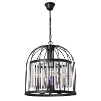 Люстра V5099-1/4, 4хЕ14 макс. 60Вт чёрный матовый Vitaluce Люстра V5099-1/4, 4хЕ14 макс. 60Вт чёрный матовый Vitaluce