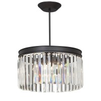 Люстра V5153-1/3PL, 3хЕ14 макс. 60Вт черный матовый Vitaluce