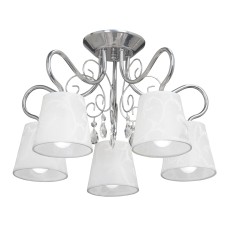 Люстра V3542-9/5PL, 5хЕ14 макс. 60Вт хром Vitaluce