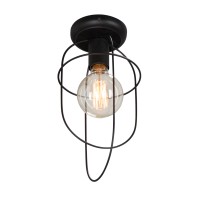 Люстра V4461-1/1PL, 1хЕ27 макс. 60Вт чёрный матовый Vitaluce