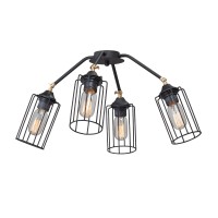 Люстра V4564-1/4PL, 4хЕ27 макс. 60Вт черный матовый Vitaluce