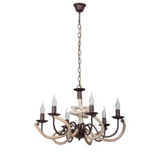 Люстра V4300/6, 6хЕ14 макс. 60Вт коричневый матовый Vitaluce