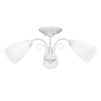 Люстра V3499-0/3PL, 3хЕ14 макс. 40Вт, плафон ПП белый матовый Vitaluce