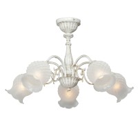 Люстра V1061/5PL, 5хЕ14 макс. 60Вт белая с золотом Vitaluce Люстра V1061/5PL, 5хЕ14 макс. 60Вт белая с золотом Vitaluce