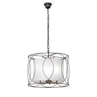 Люстра V4479-1/4, 4хЕ14 макс. 40Вт чёрный матовый Vitaluce