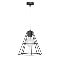 Люстра V4071/1S, 1хE27 макс. 60Вт черный матовый Vitaluce