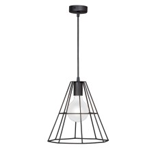 Люстра V4071/1S, 1хE27 макс. 60Вт черный матовый Vitaluce