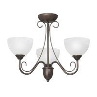 Люстра V3459/3PL, 3хЕ27 макс. 60Вт тёмная бронза Vitaluce