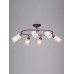 Люстра V4306-7/6PL, 6хЕ27 макс. 60Вт коричневый матовый Vitaluce Люстра V4306-7/6PL, 6хЕ27 макс. 60Вт коричневый матовый Vitaluce