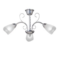 Люстра V3877-9/3PL, 3хЕ14 макс. 40Вт хром Vitaluce