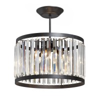 Люстра V5129-1/3PL, 3хЕ14 макс. 60Вт черный матовый Vitaluce