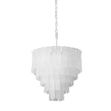 Люстра V5293-0/3+3+1, 7хЕ14 макс. 40Вт белый матовый Vitaluce