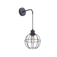 Светильник настенный V4587-1/1A, 1хЕ27 макс. 60Вт чёрный матовый Vitaluce Светильник настенный V4587-1/1A, 1хЕ27 макс. 60Вт чёрный матовый Vitaluce