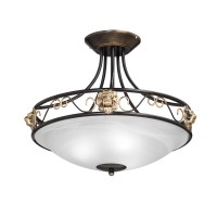 Люстра V2035-1/3S, 3хЕ27 макс. 60Вт черный с золотом Vitaluce