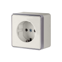 Розетка с заземлением Gallant (слоновая кость) WL15-02-01