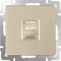 Телефонная розетка RJ-11 (шампань) WL11-RJ-11