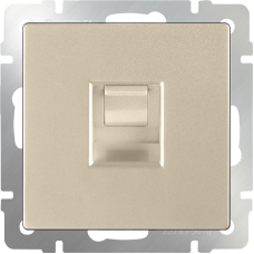Телефонная розетка RJ-11 (шампань) WL11-RJ-11