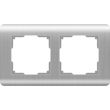 Рамка на 2 поста (серебряный) WL12-Frame-02