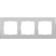 Рамка на 3 поста (алюминий) WL11-Frame-03