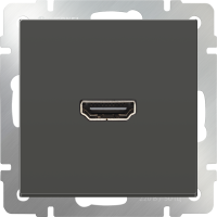 Розетка HDMI (серо-коричневый) WL07-60-11