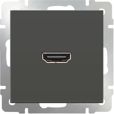 Розетка HDMI (серо-коричневый) WL07-60-11