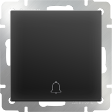 Кнопка звонка (черный матовый) WL08-04-01