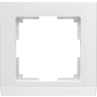 Рамка на 1 пост (белый) WL04-Frame-01-white