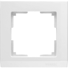 Рамка на 1 пост (белый) WL04-Frame-01-white