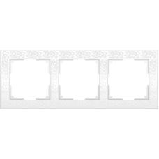 Рамка на 3 поста (белый) WL05-Frame-03-white