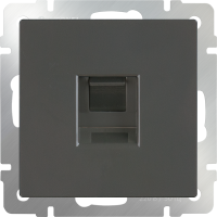 Телефонная розетка RJ-11 (серо-коричневый) WL07-RJ-11