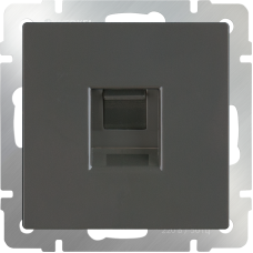 Телефонная розетка RJ-11 (серо-коричневый) WL07-RJ-11